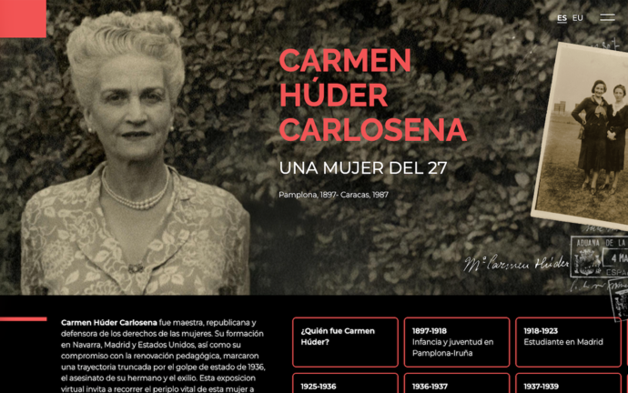Carmen Húder Carlosena. Una mujer del 27