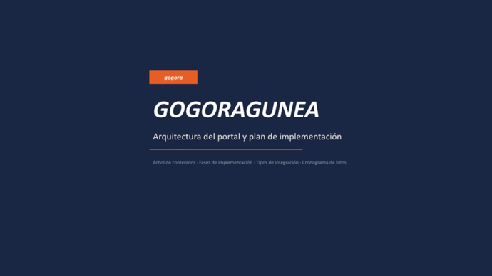 Conceptualització del Portal Gogoragunea
